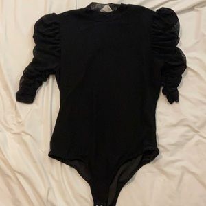 Black Turtleneck bodysuit